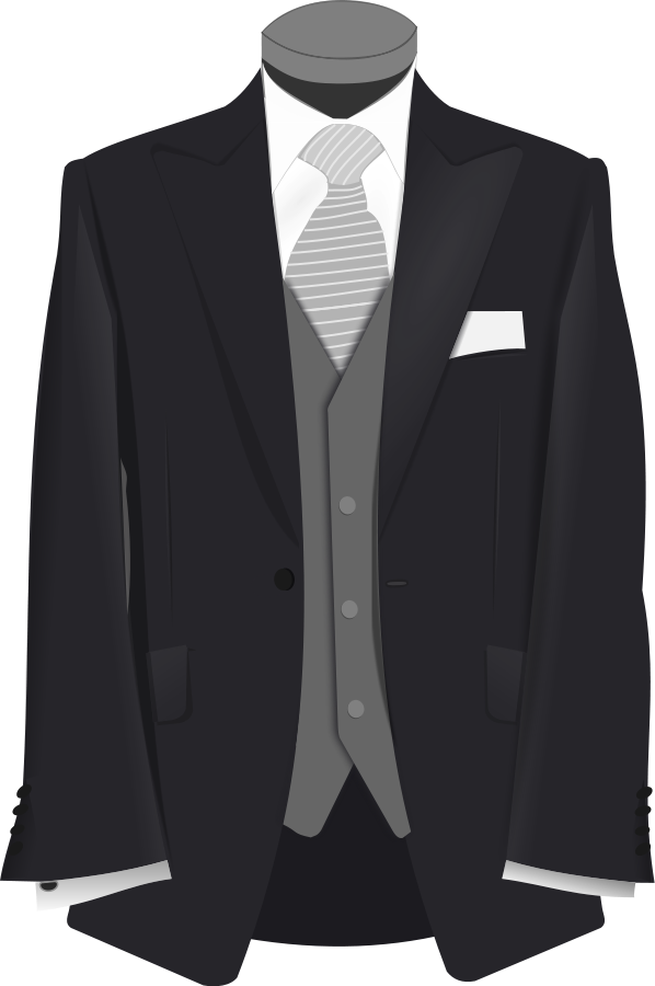 Wedding suit small clipart 300pixel size, free design