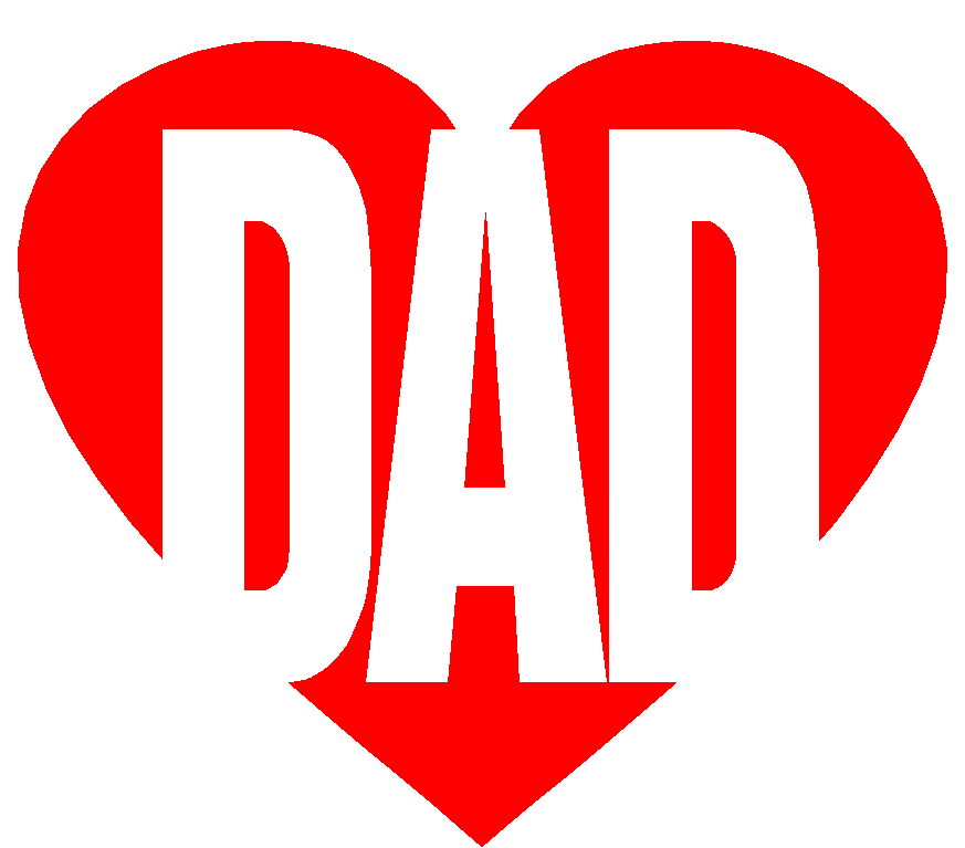 red heart fathers day clip art images 2014 - Coloring Point