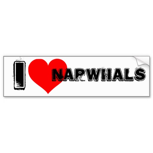 Narwhal Bumper Stickers, Narwhal Bumper Sticker Designs