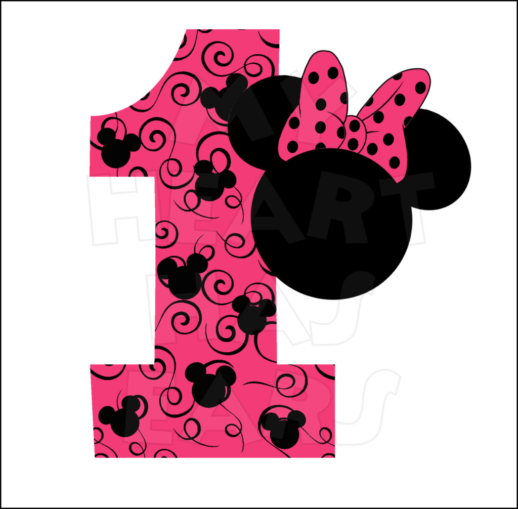 Minnie Mouse 1st Birthday Clip Art | Clipart library - Free Clipart 