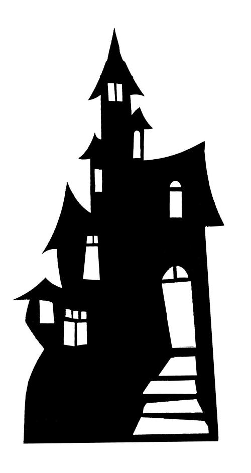 Haunted House Silhouette 