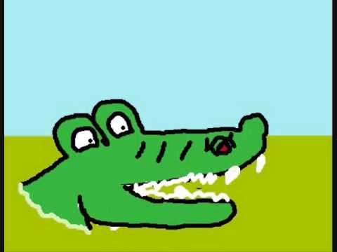 My corny Alligator cartoon - YouTube