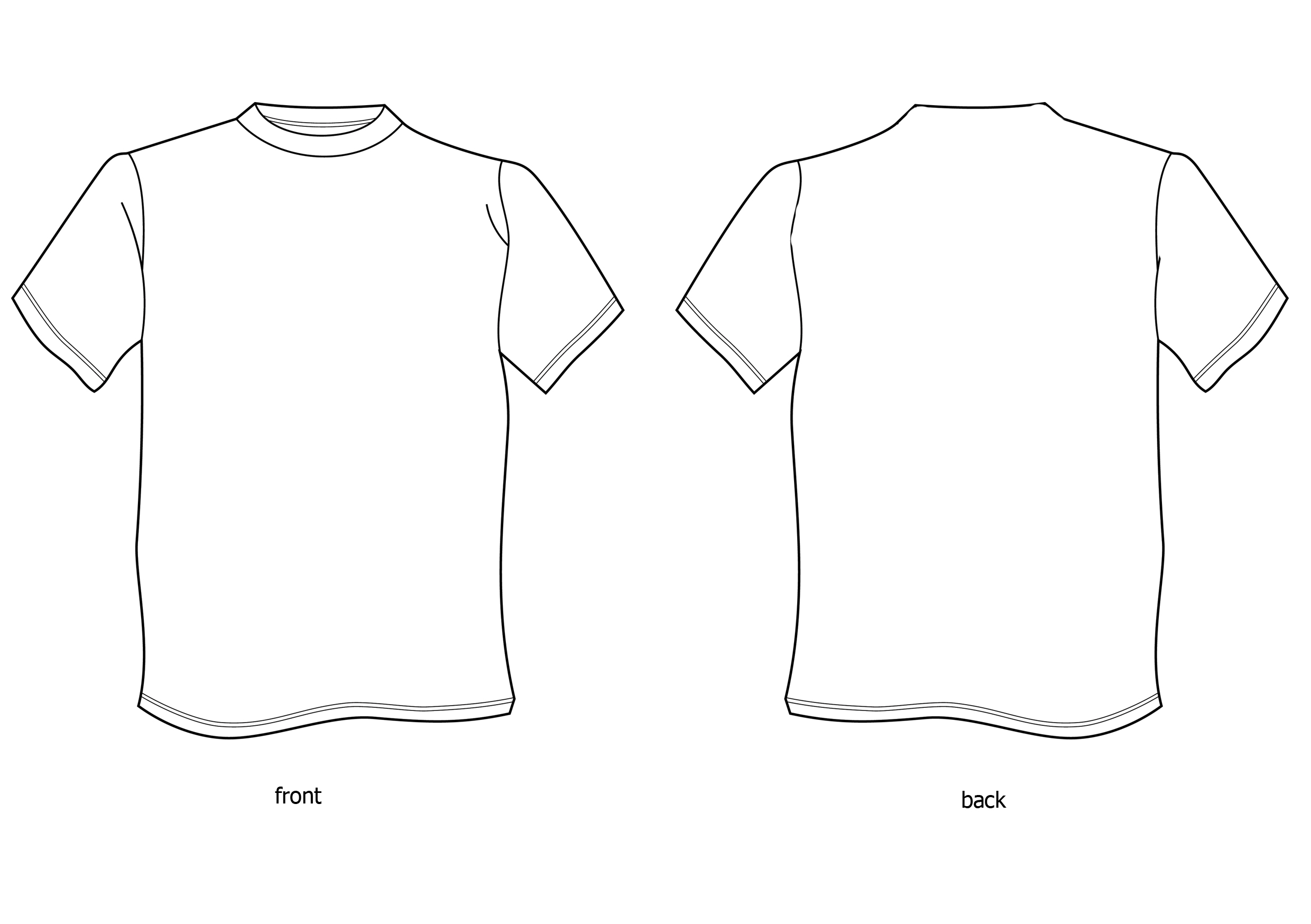 active shirt - Clip Art Library Throughout Blank Tshirt Template Printable