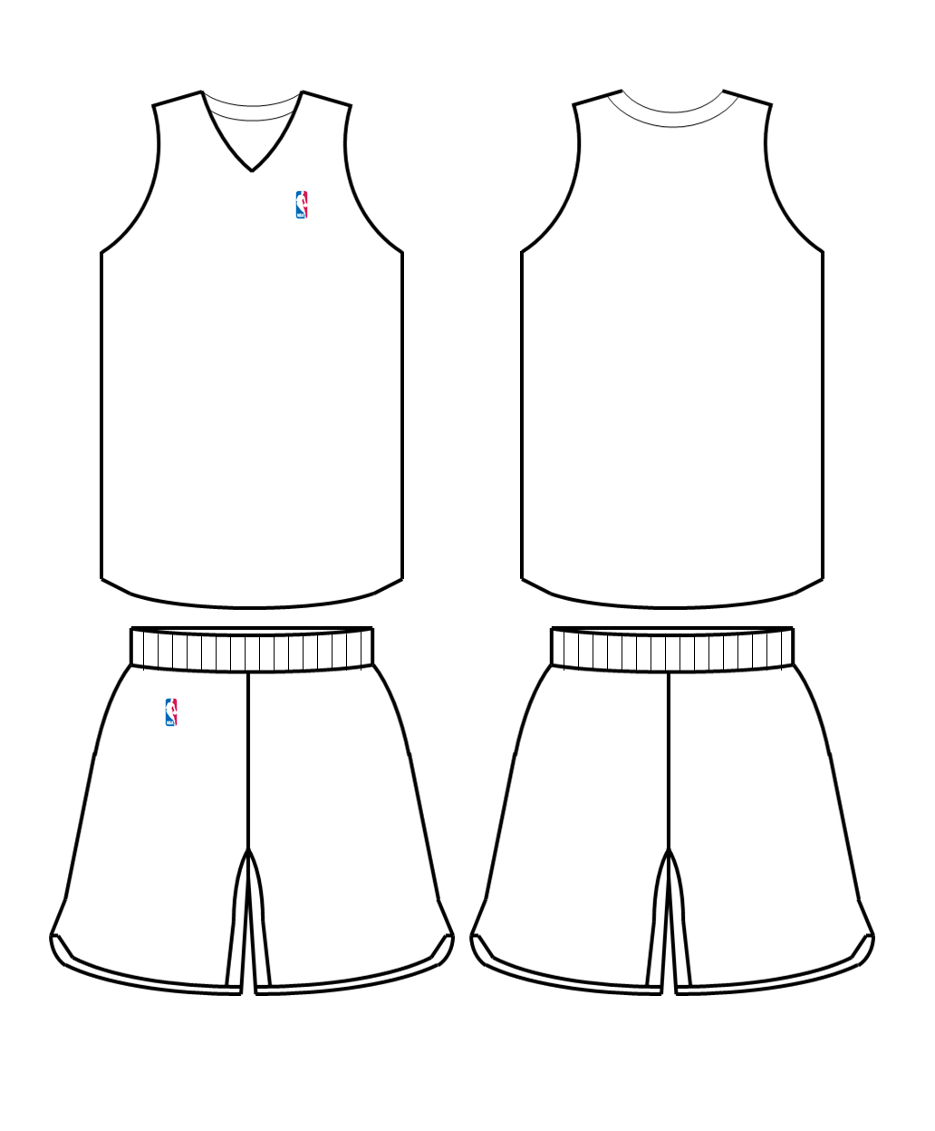 blank basketball jerseys