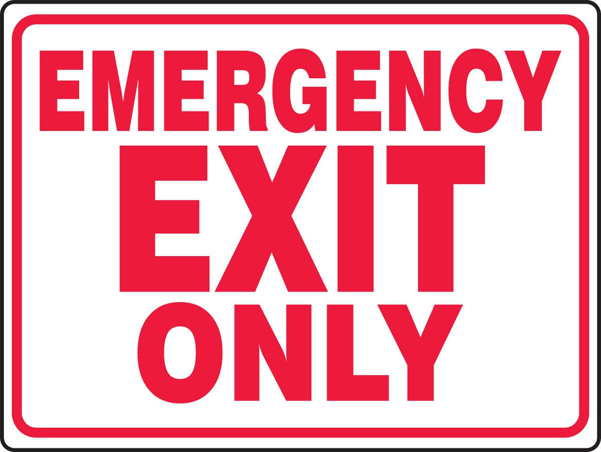 free clipart fire exit - photo #43