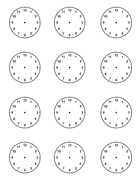 Blank Digital Clock Faces A Useful Resource For Time Keeping And Design