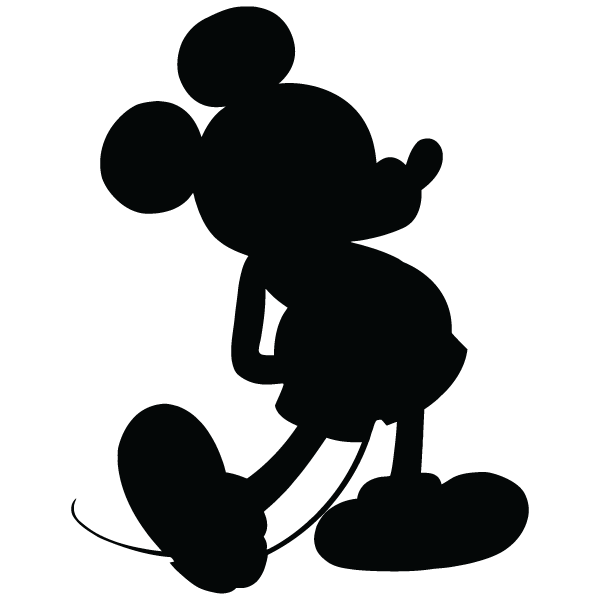 Mickey Mouse Silhouette - Clipart library