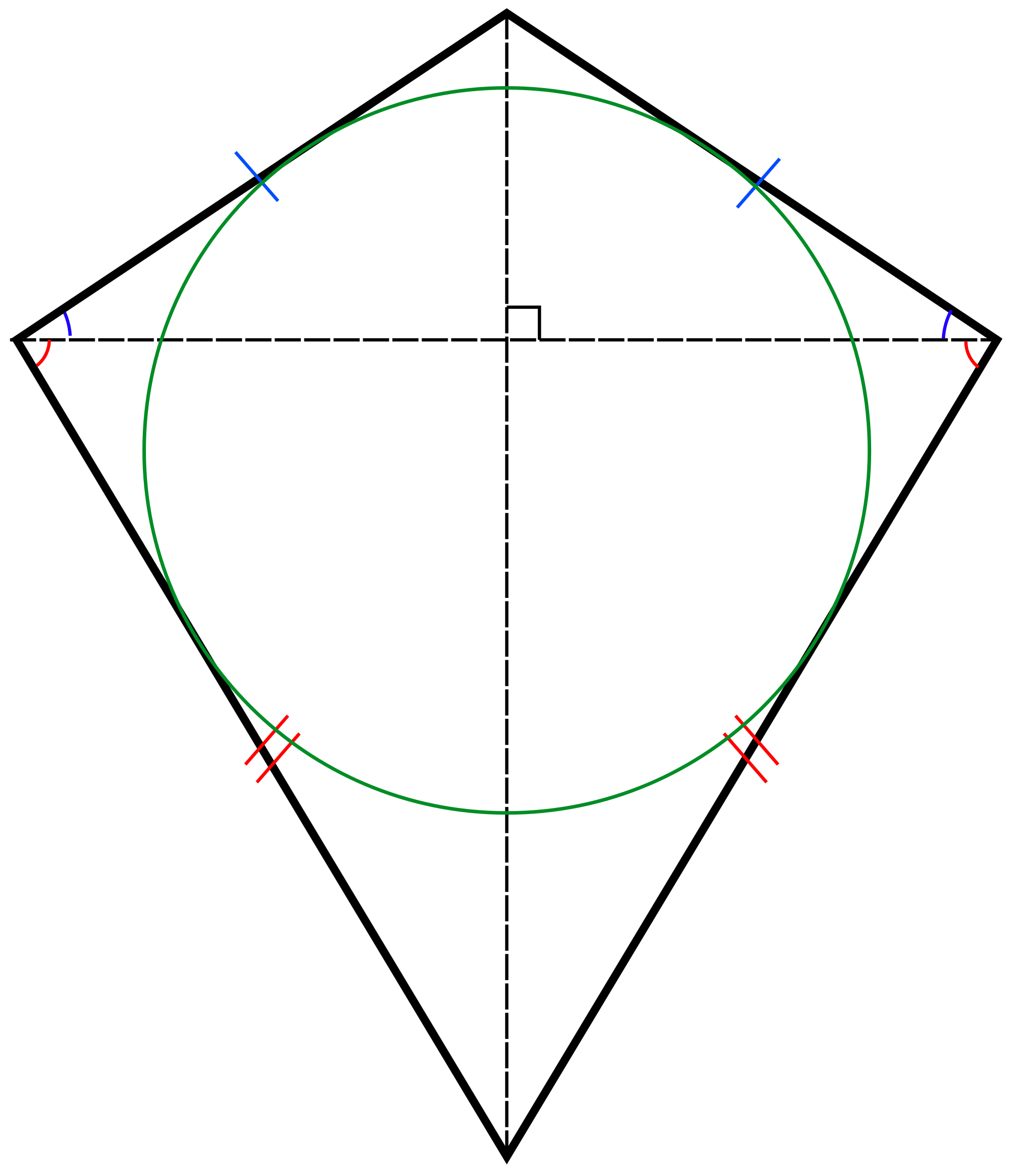Kite (geometry) - Wikipedia, the free encyclopedia