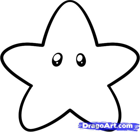 How to Draw a Star for Kids, Step by Step, Cartoons For Kids, For 