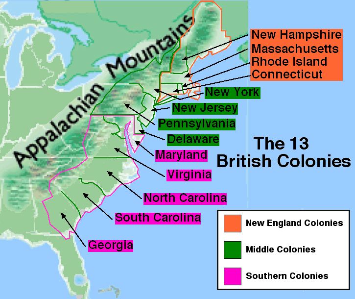 Free The 13 Colonies, Download Free Clip Art, Free Clip Art on Clipart