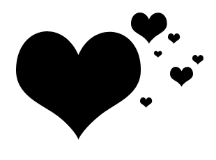 Black Heart Images - Clipart library