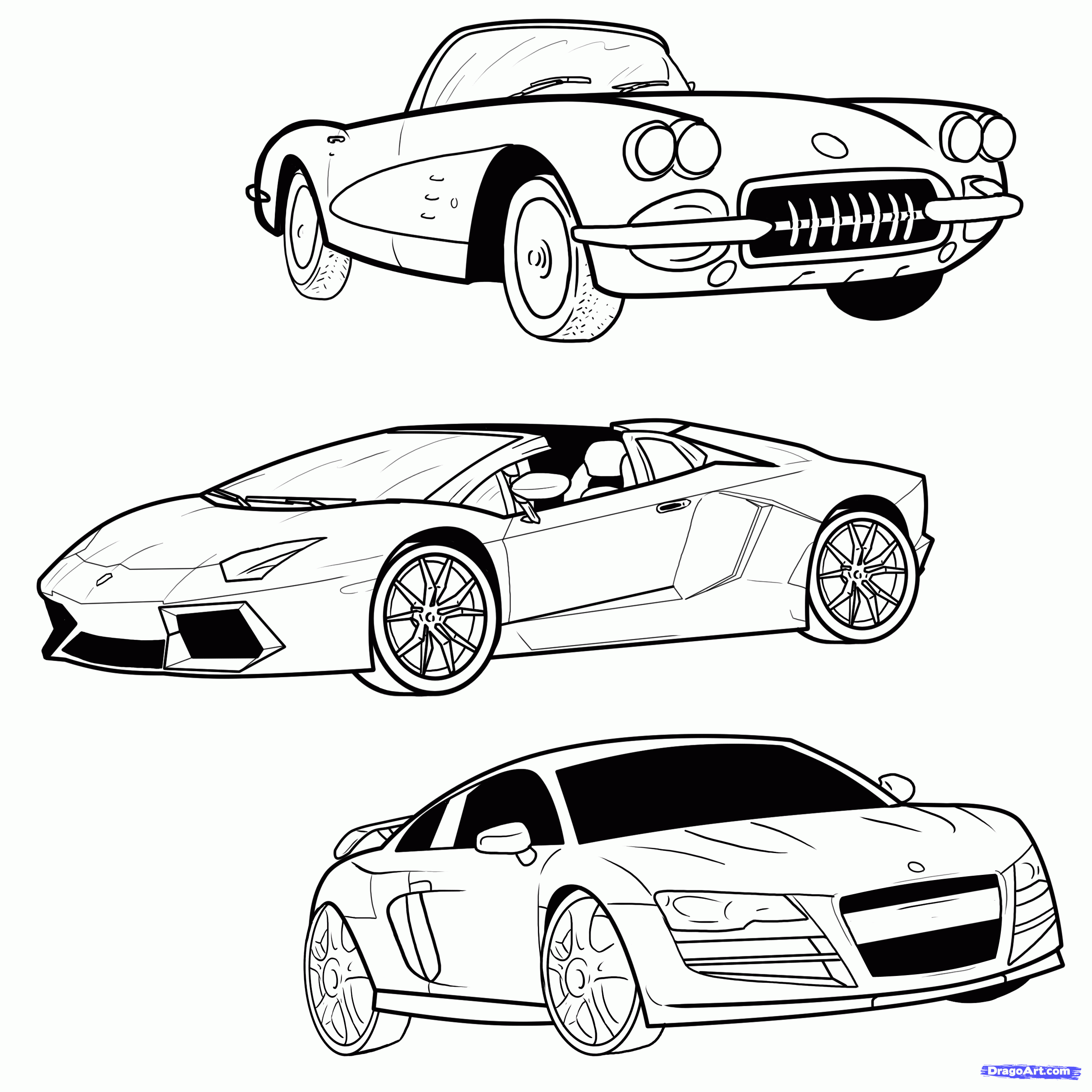 Free Drawing Car, Download Free Drawing Car png images, Free ClipArts