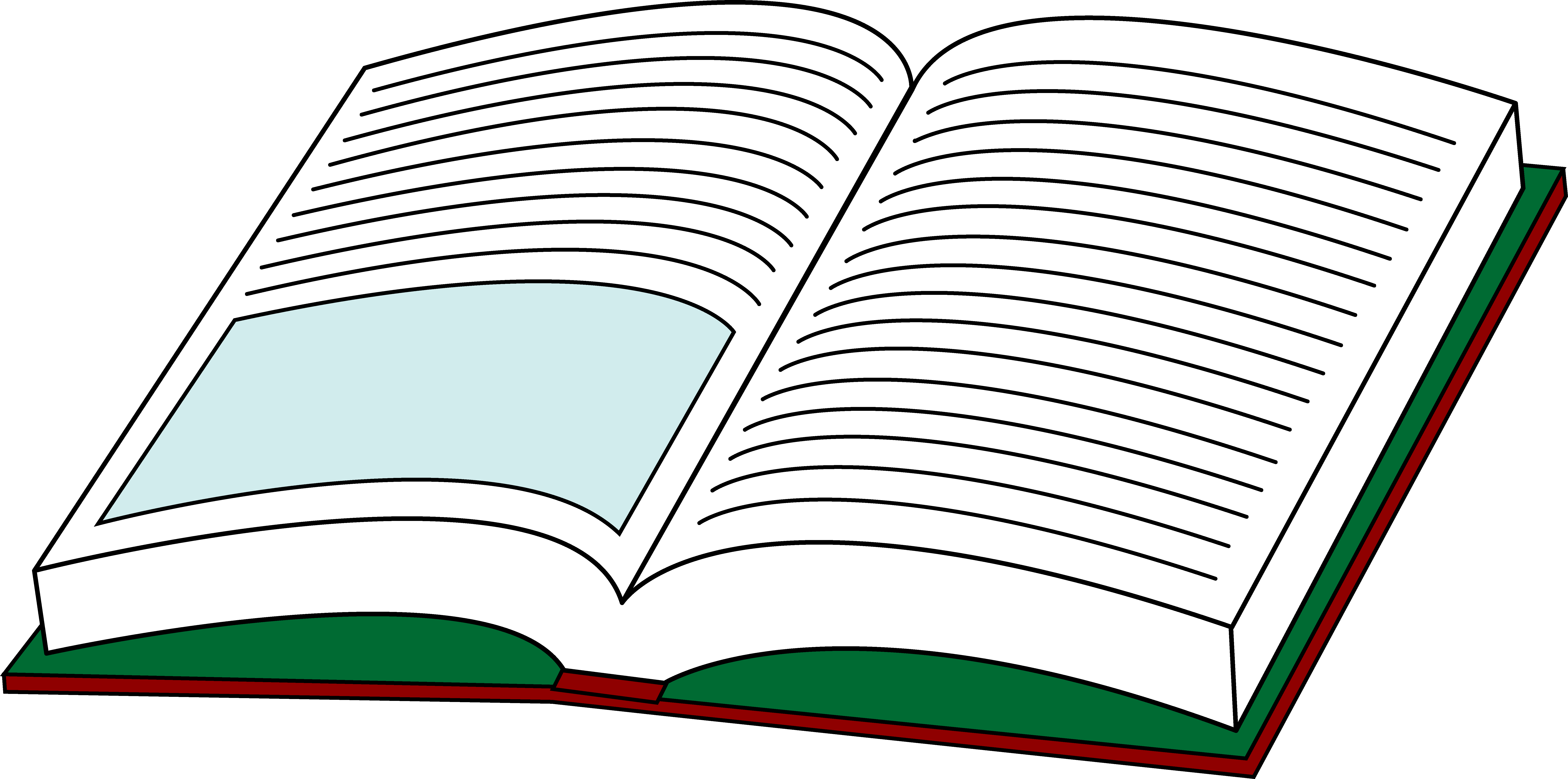 Picture Of An Open Book 