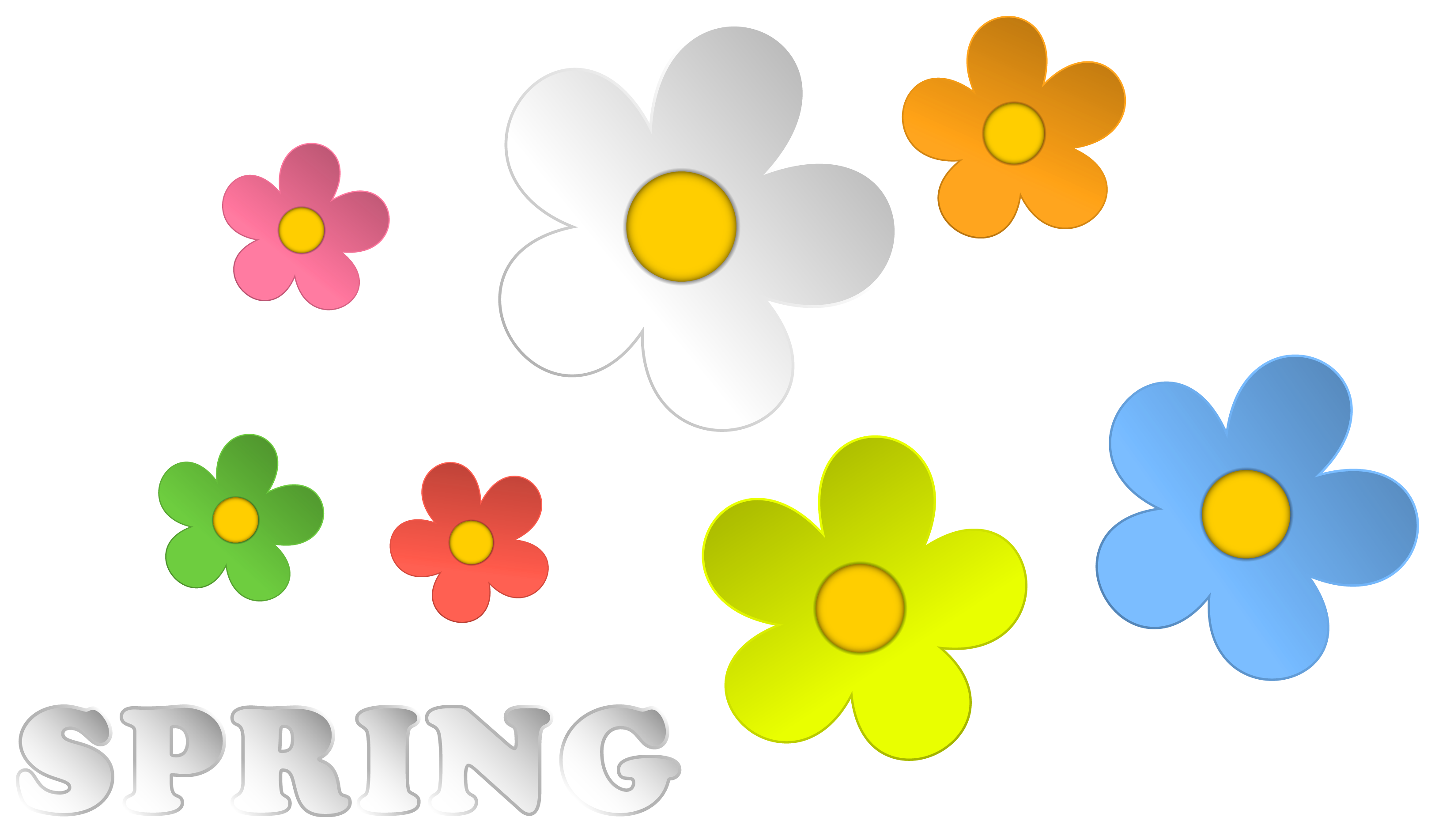 Clip Art Spring Flowers | Clipart library - Free Clipart Images