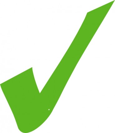 Green Check Mark clip art Vector clip art - Free vector for free 