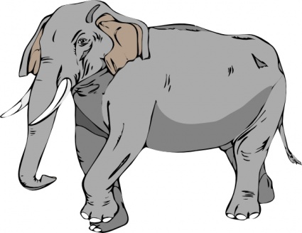 Elephant clip art - Download free Other vectors
