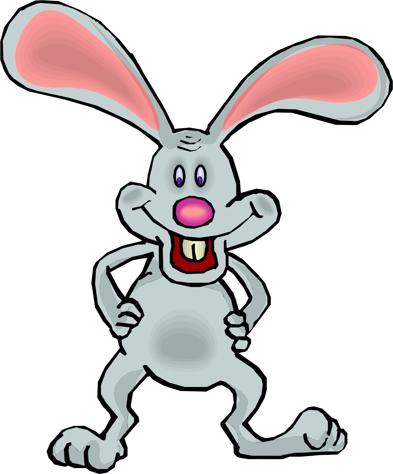 Cartoon Rabbit Picture - Clipart library