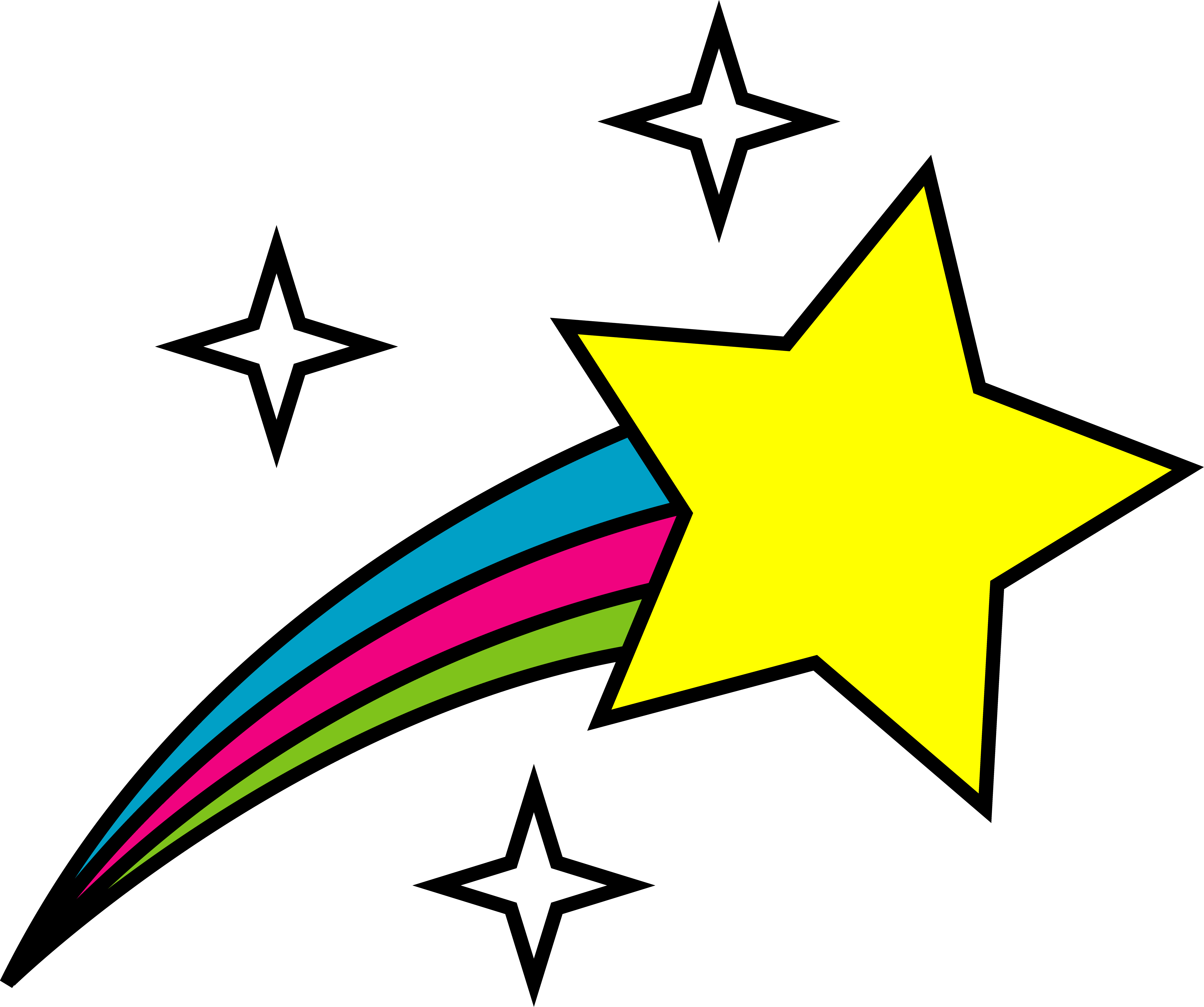 Free Shooting Star Cartoon, Download Free Shooting Star Cartoon png