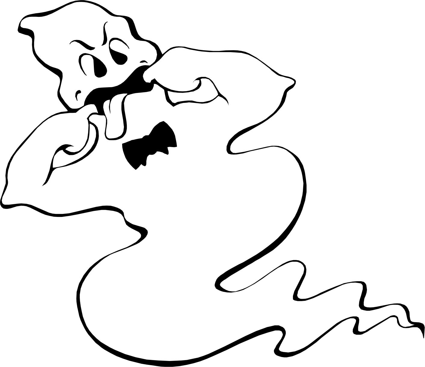 Cartoon Ghost | Halloween Wallpapers 2014
