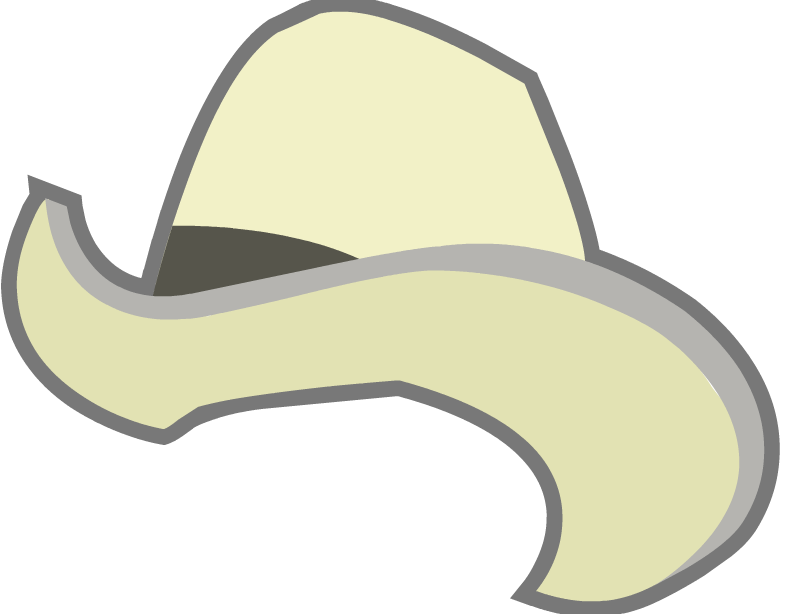white cowboy hat clipart - photo #21