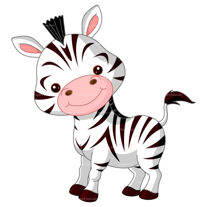 baby zebra silhouette