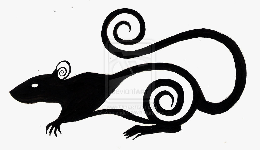 Rat Swirl Design by Zaegandun on Clipart library