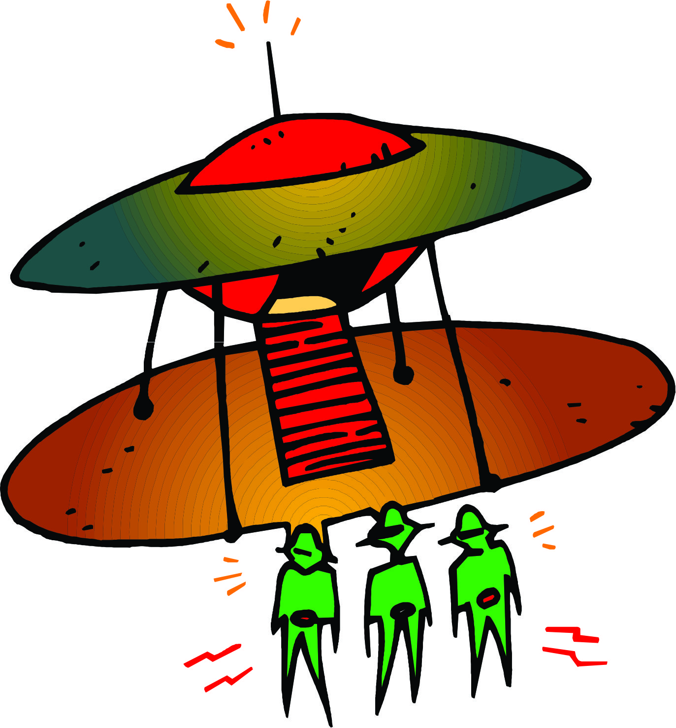 free clipart alien spaceship - photo #42