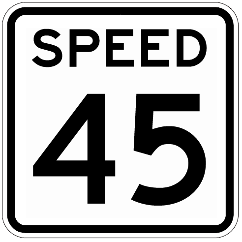 Oregon Speed Limit Signs