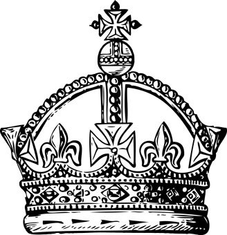 Black And White Crown - Quoteko. - Clipart library - Clipart library