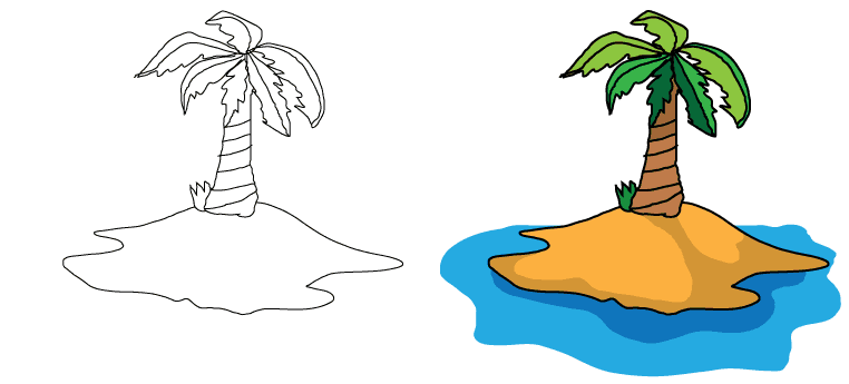 clipart of island - photo #16