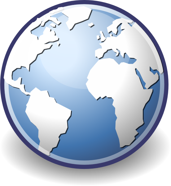 internet globe clipart