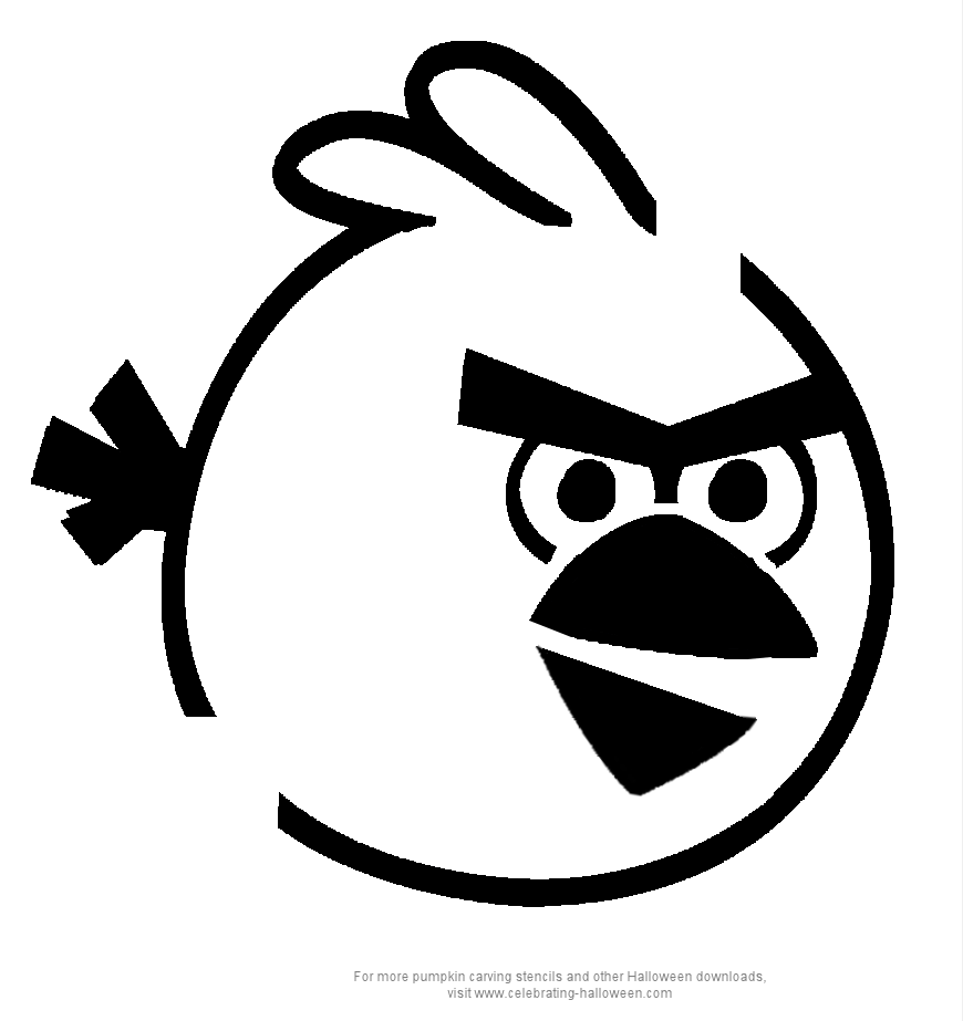 Free Angry Birds Black And White Download Free Clip Art