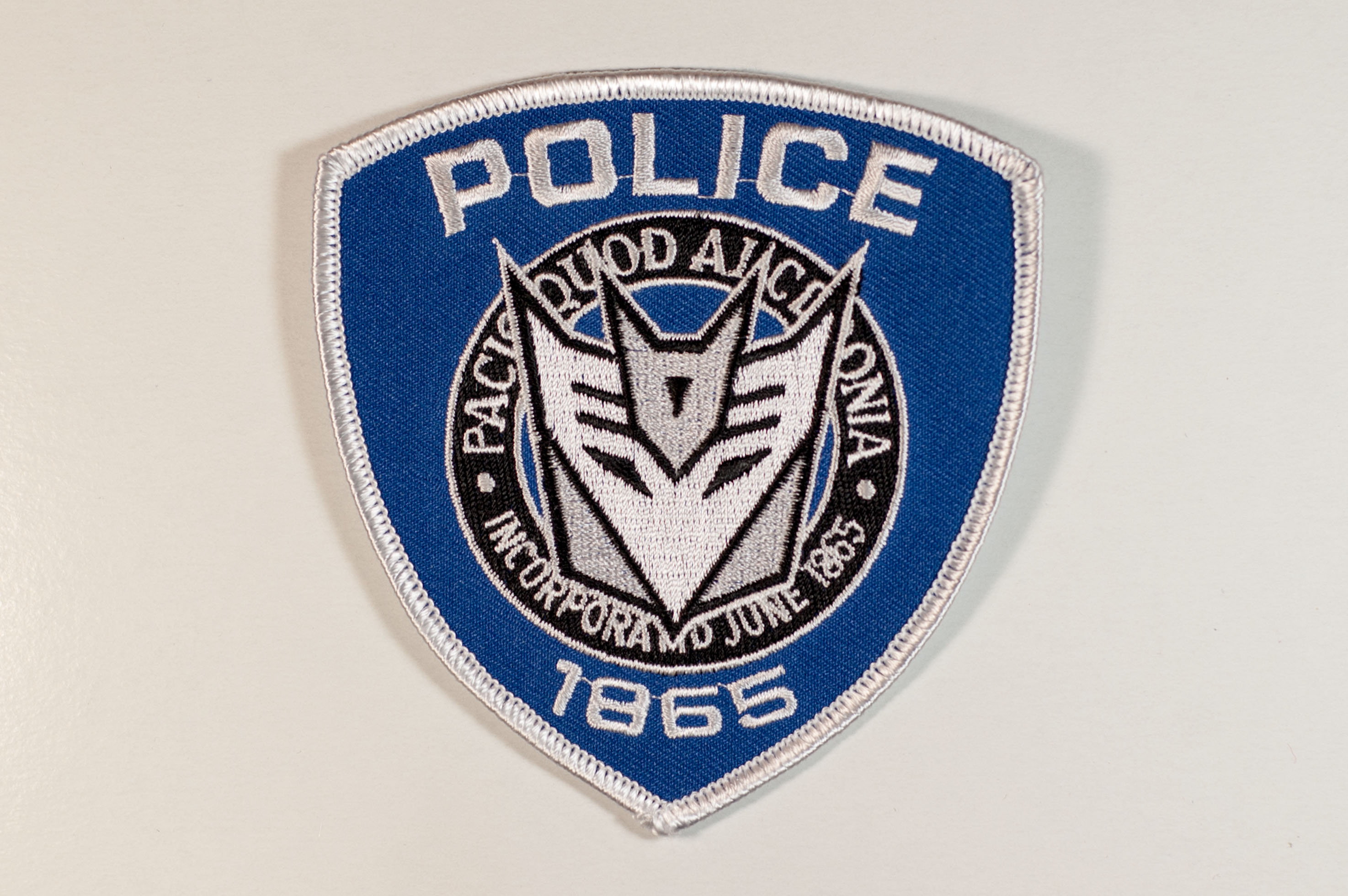 Decepticon Police Shield | Getting Stitched