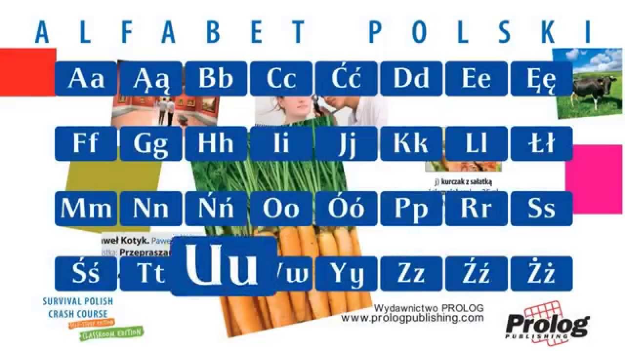 Alfabet polski / Polish Alphabet pronunciation / PROLOG Publishing 