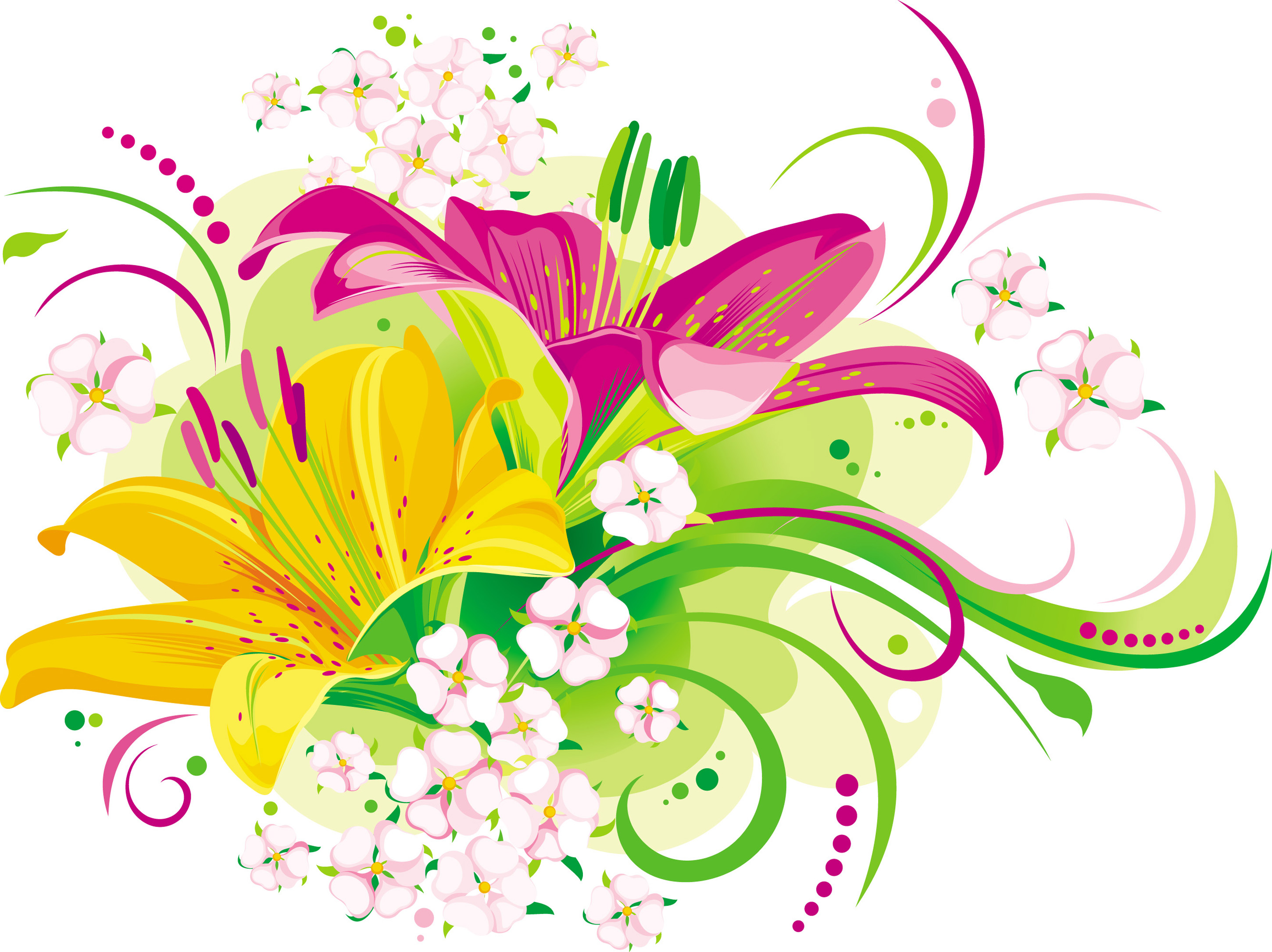 free flower clip art vector - photo #9
