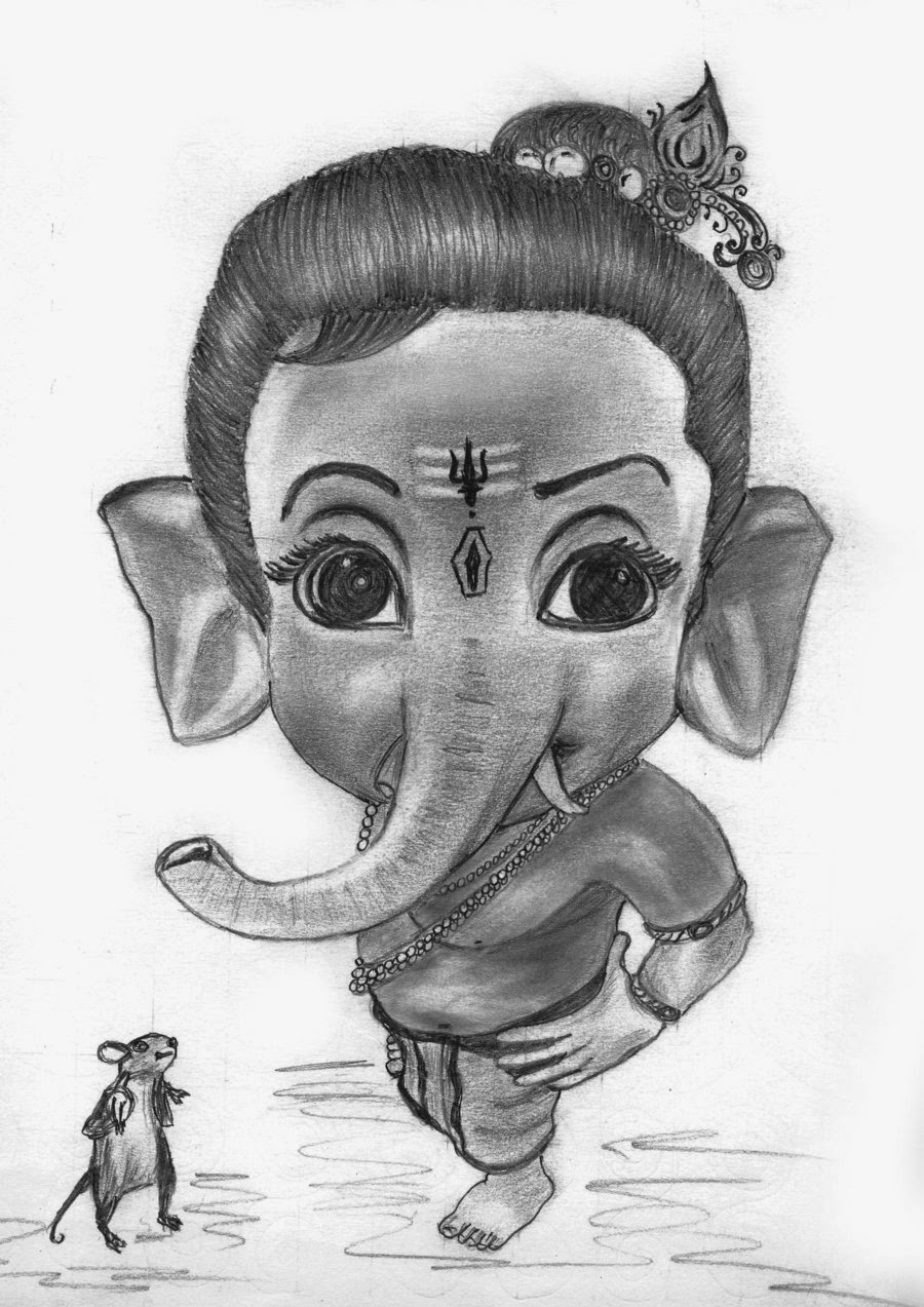 Free Lord Ganesh Sketch Download Free Clip Art Free Clip Art On