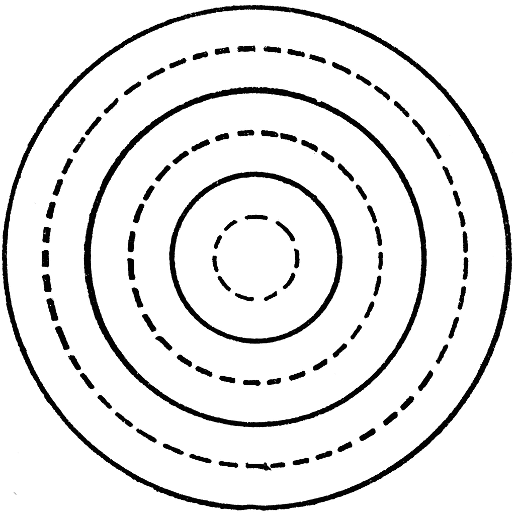 Drawing Concentric Circles with Compass | ClipArt ETC