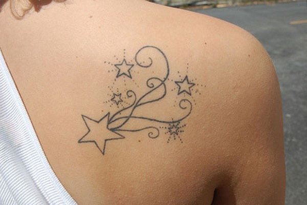 Simple Star Tattoos Designs For Girls 2014 6 - Its In Fashion 