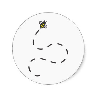 18+ Bee Trail Stickers and Bee Trail Sticker Designs | Zazzle