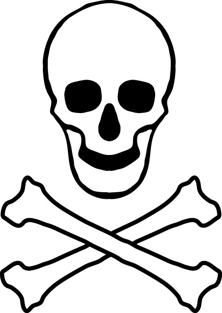 Skull And Crossbones Drawings - Clipart library