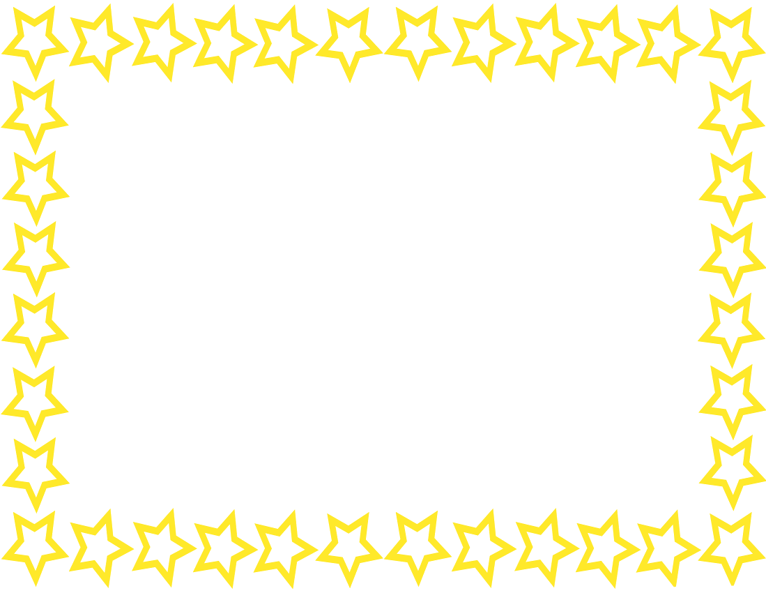 Star Border Page Yellow Clip Art Download