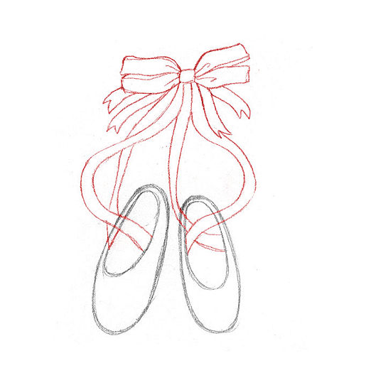 Free Pointe Shoes Cartoon, Download Free Pointe Shoes Cartoon png