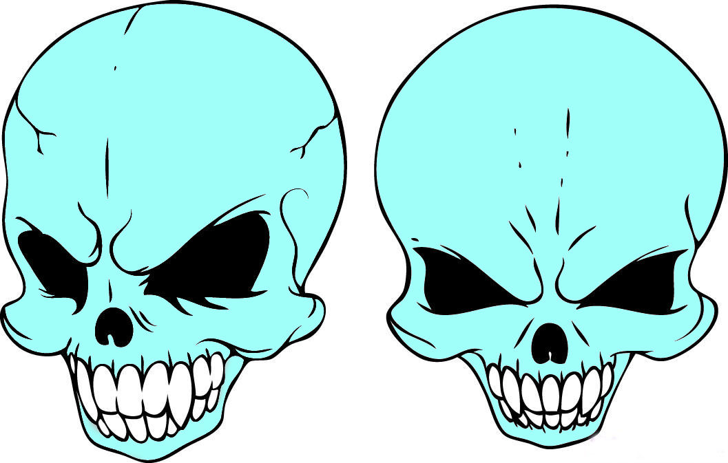 how-to-draw-skull-heads-step-6 | Art | Blasting Art