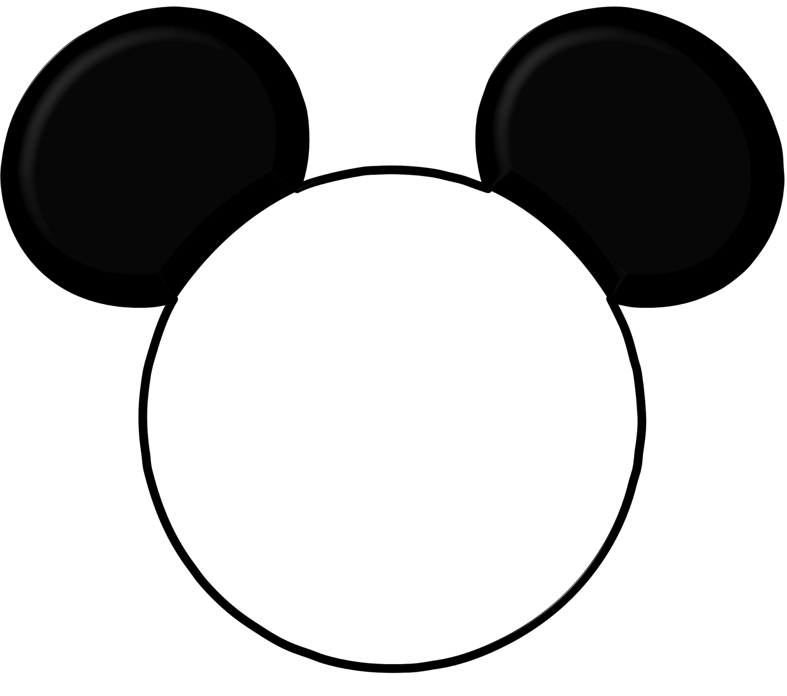 Free Printable Mickey Mouse Ears Template, Download Free Printable