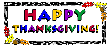 Thanksgiving Clip Art and Animations