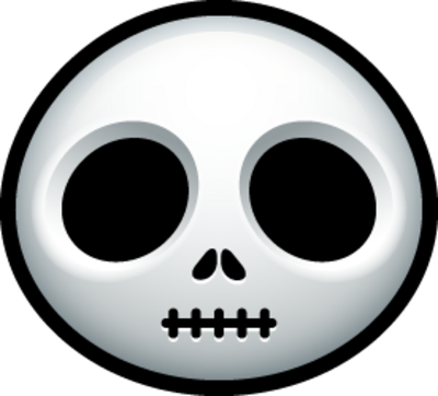 PSD Detail | Cartoon Skull | Official PSDs - Clipart library 