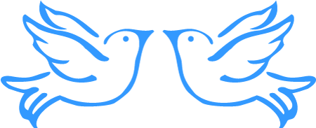 spaceface doves clipart