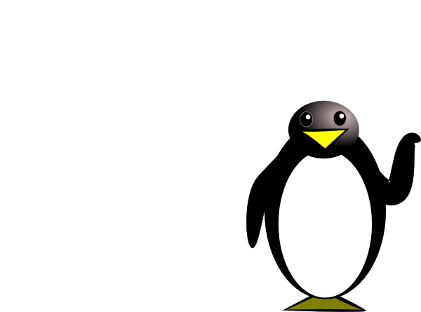 Penguin clip art Free Vector 