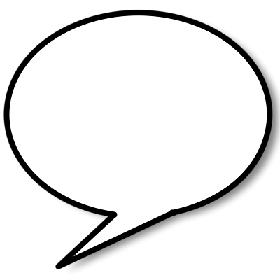 Free Comic Book Speech Bubble Transparent, Download Free Comic Book