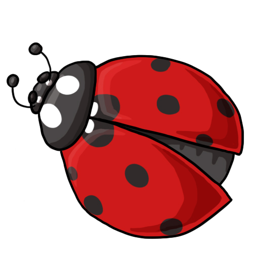 ladybug flying clipart - photo #1